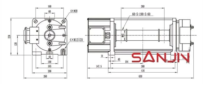 MONADRIVE Traction Machine-Belt Type MGD65L
